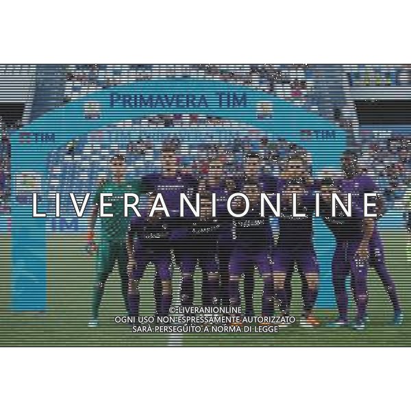 Fase Finale Campionato Primavera TIM 2017/2018 Trofeo Giacinto Facchetti Finale Reggio Emilia - 09.06.2018 Fiorentina-Inter Nella Foto:fiorentina squadra formazione cerefolini,ferrarini,ranieri,lakti,valencic,meli,diakhate,gori,sottil,pinto,hristov /Ph.Vitez-Ag. Aldo Liverani