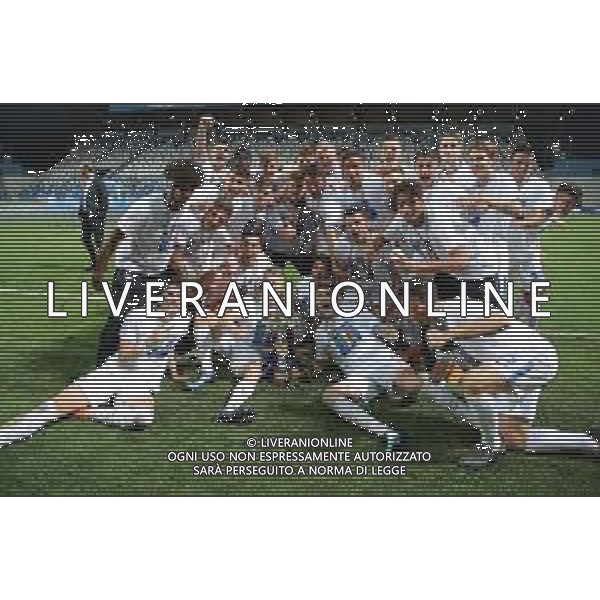 Fase Finale Campionato Primavera TIM 2017/2018 Trofeo Giacinto Facchetti Finale Reggio Emilia - 09.06.2018 Fiorentina-Inter Nella Foto:i giocatori dell’inter festeggiano /Ph.Vitez-Ag. Aldo Liverani