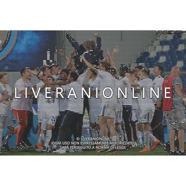 Fase Finale Campionato Primavera TIM 2017/2018 Trofeo Giacinto Facchetti Finale Reggio Emilia - 09.06.2018 Fiorentina-Inter Nella Foto:i giocatori festeggiano stefano vecchi /Ph.Vitez-Ag. Aldo Liverani