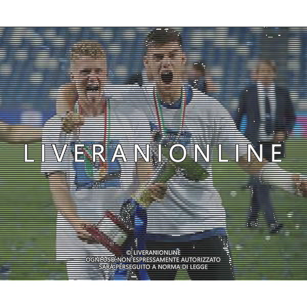 Fase Finale Campionato Primavera TIM 2017/2018 Trofeo Giacinto Facchetti Finale Reggio Emilia - 09.06.2018 Fiorentina-Inter Nella Foto:Xian Ghislaine Emmers con la coppa /Ph.Vitez-Ag. Aldo Liverani