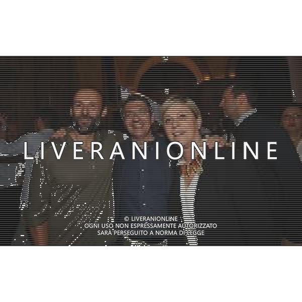 Michele Bindoni,Emilio Del Bono e Laura Castelletti ,Emilio Del Bono si riconferma sindaco di Brescia ,Brescia 11 giugno 2018.Ph Fotolive Simone Venezia/ AGENZIA ALDO LIVERANI SAS - Il sindaco uscente e candidato del centrosinistra Emilio Del Bono si riconferma sindaco di Brescia al primo turno delle elezioni comunali 10.06.2018