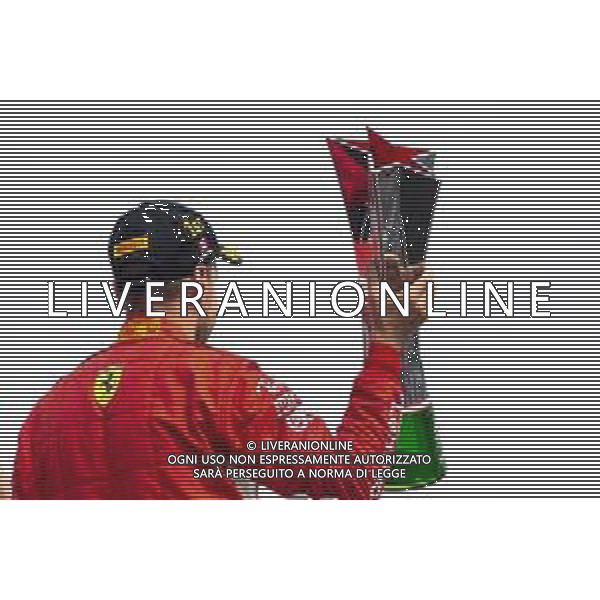 Race winner Sebastian Vettel (GER) Ferrari celebrates on the podium. 10.06.2018. Formula 1 World Championship, Rd 7, Canadian Grand Prix, Montreal, Canada, Race AG ALDO LIVERANI SAS-ONLY ITALY