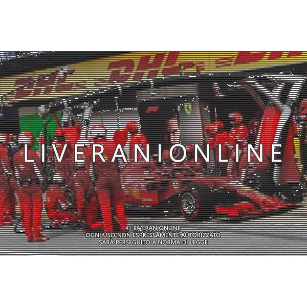Kimi Raikkonen (FIN) Ferrari SF71H makes a pit stop. 10.06.2018. Formula 1 World Championship, Rd 7, Canadian Grand Prix, Montreal, Canada, Race Day. AG ALDO LIVERANI SAS-ONLY ITALY