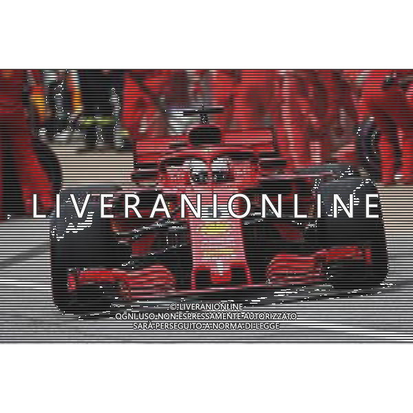 Sebastian Vettel (GER) Ferrari SF71H makes a pit stop. 10.06.2018. Formula 1 World Championship, Rd 7, Canadian Grand Prix, Montreal, Canada, Race Day. AG ALDO LIVERANI SAS-ONLY ITALY