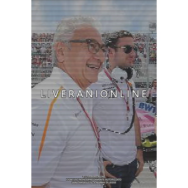 Nicholas Latifi (CDN) Sahara Force India F1 Team Development Driver on the grid with his father Michael Latifi (CDN). 10.06.2018. Formula 1 World Championship, Rd 7, Canadian Grand Prix, Montreal, Canada, Race Day. AG ALDO LIVERANI SAS-ONLY ITALY