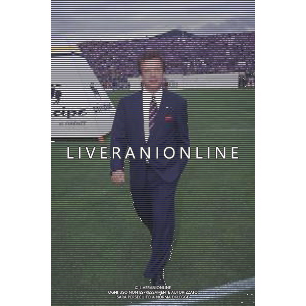 RETROSPETTIVA VITTORIO CECCHI GORI IMPRENDITORE -POLITICO E PRODUTTORE CINEMATOGRAFICO NELLA FOTO VITTORIO CECCHI GORI PRESIDENTE FIORENTINA CALCIO AG ALDO LIVERANI SAS