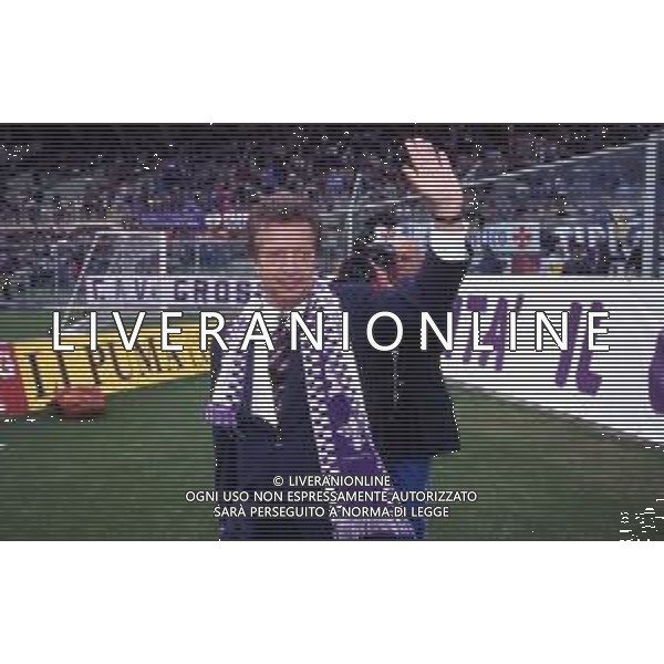RETROSPETTIVA VITTORIO CECCHI GORI IMPRENDITORE -POLITICO E PRODUTTORE CINEMATOGRAFICO NELLA FOTO VITTORIO CECCHI GORI PRESIDENTE FIORENTINA CALCIO AG ALDO LIVERANI SAS