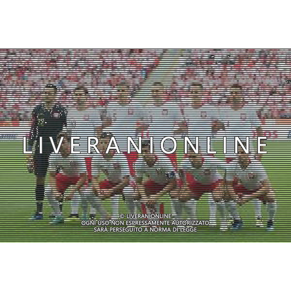 WARSZAWA 12.06.2018 SPORT PILKA NOZNA FOOTBALL MIEDZYNARODOWY MECZ TOWARZYSKI INTERNATIONAL FRIENDLY FOOTBALL MATCH POLSKA - LITWA POLAND - LITHUANIA NZ. LUKASZ FABIANSKI (POL) GRZEGORZ KRYCHOWIAK (POL) JAN BEDNAREK (POL) ARTUR JEDRZEJCZYK (POL) ARKADIUSZ MILIK (POL) THIAGO CIONEK (POL) - BARTOSZ BERESZYNSKI (POL) DAWID KOWNACKI (POL) ROBERT LEWANDOWSKI (POL) JACEK GORALSKI (POL) MACIEJ RYBUS (POL) FOT. MICHAL CHWIEDUK / FOKUSMEDIA.COM.PL / NEWSPIX.PL --- Newspix.pl AG ALDO LIVERANI SAS ONLY ITALY