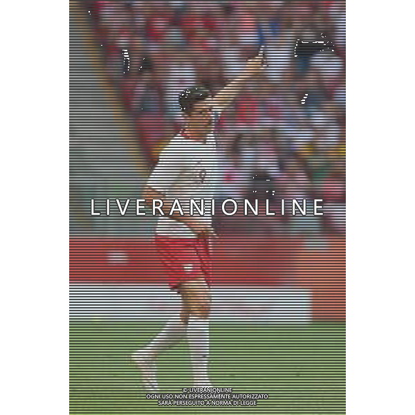 WARSZAWA 12.06.2018 SPORT PILKA NOZNA FOOTBALL MIEDZYNARODOWY MECZ TOWARZYSKI INTERNATIONAL FRIENDLY FOOTBALL MATCH POLSKA - LITWA POLAND - LITHUANIA NZ. ROBERT LEWANDOWSKI (POL) RADOSC FOT. MICHAL CHWIEDUK / FOKUSMEDIA.COM.PL AG ALDO LIVERANI SAS ONLY ITALY