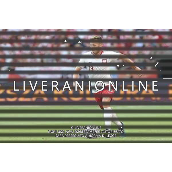 WARSZAWA 12.06.2018 SPORT PILKA NOZNA FOOTBALL MIEDZYNARODOWY MECZ TOWARZYSKI INTERNATIONAL FRIENDLY FOOTBALL MATCH POLSKA - LITWA POLAND - LITHUANIA NZ. MACIEJ RYBUS (POL) FOT. MICHAL CHWIEDUK / FOKUSMEDIA.COM.PL / NEWSPIX.PL --- Newspix.pl AG ALDO LIVERANI SAS ONLY ITALY
