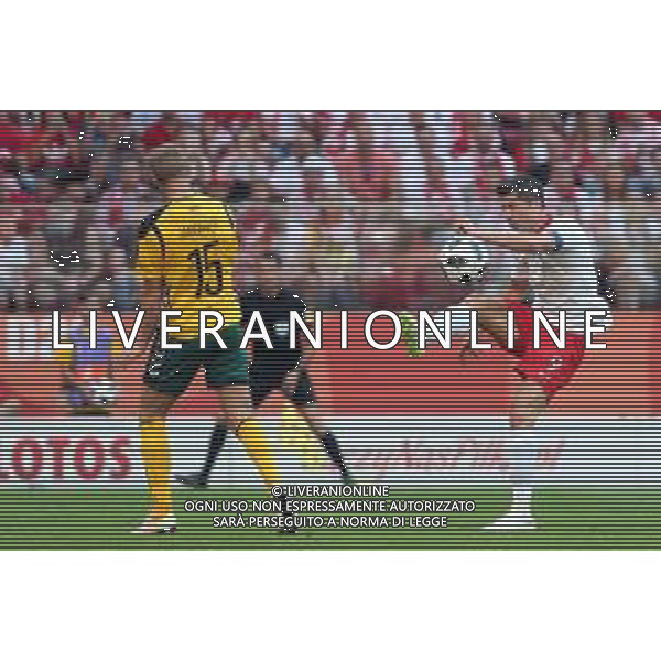 WARSZAWA 12.06.2018 SPORT PILKA NOZNA FOOTBALL MIEDZYNARODOWY MECZ TOWARZYSKI INTERNATIONAL FRIENDLY FOOTBALL MATCH POLSKA - LITWA POLAND - LITHUANIA NZ. ROBERT LEWANDOWSKI (POL) FOT. MICHAL CHWIEDUK / FOKUSMEDIA.COM.PL / NEWSPIX.PL --- Newspix.pl AG ALDO LIVERANI SAS ONLY ITALY