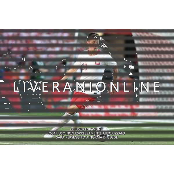 WARSZAWA 12.06.2018 SPORT PILKA NOZNA FOOTBALL MIEDZYNARODOWY MECZ TOWARZYSKI INTERNATIONAL FRIENDLY FOOTBALL MATCH POLSKA - LITWA POLAND - LITHUANIA NZ. DAWID KOWNACKI (POL) FOT. MICHAL CHWIEDUK / FOKUSMEDIA.COM.PL / NEWSPIX.PL --- Newspix.pl AG ALDO LIVERANI SAS ONLY ITALY