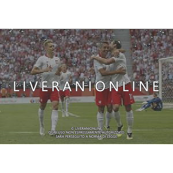 WARSZAWA 12.06.2018 SPORT PILKA NOZNA FOOTBALL MIEDZYNARODOWY MECZ TOWARZYSKI INTERNATIONAL FRIENDLY FOOTBALL MATCH POLSKA - LITWA POLAND - LITHUANIA NZ. LUKASZ TEODORCZYK (POL) THIAGO CIONEK (POL) GRZEGORZ KRYCHOWIAK (POL) RADOSC FOT. MICHAL CHWIEDUK / FOKUSMEDIA.COM.PL / NEWSPIX.PL --- Newspix.pl AG ALDO LIVERANI SAS ONLY ITALY