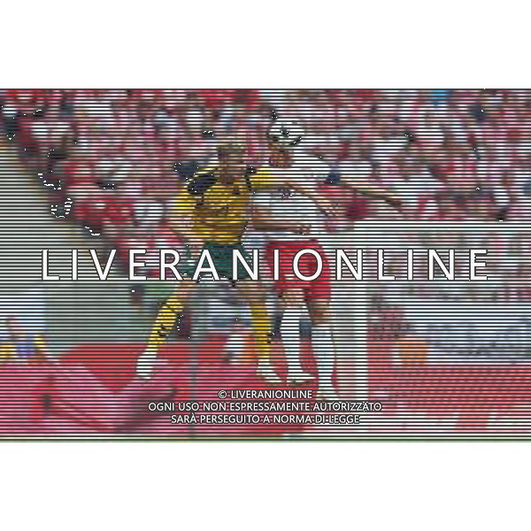 WARSZAWA 12.06.2018 SPORT PILKA NOZNA FOOTBALL MIEDZYNARODOWY MECZ TOWARZYSKI INTERNATIONAL FRIENDLY FOOTBALL MATCH POLSKA - LITWA POLAND - LITHUANIA NZ. JUSTAS LASICKAS (LIT) LUKASZ PISZCZEK (POL) FOT. MICHAL CHWIEDUK / FOKUSMEDIA.COM.PL / NEWSPIX.PL --- Newspix.pl AG ALDO LIVERANI SAS ONLY ITALY