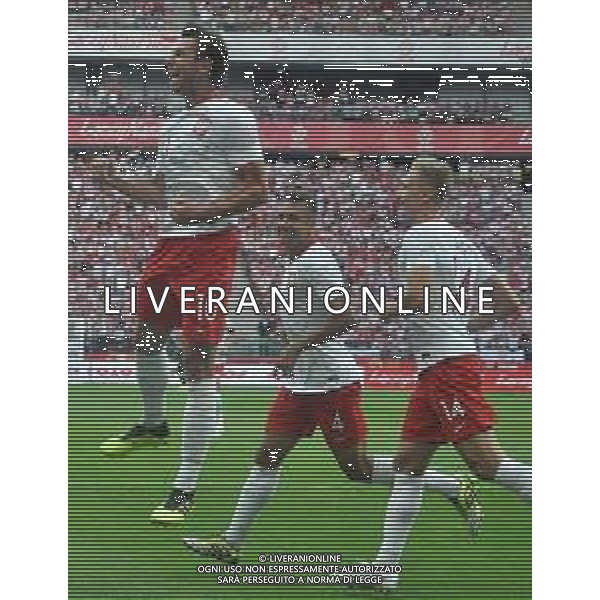 12.06.2018 - Warszawa . Mecz towarzyski: Polska - Litwa . N/z. Grzeogrz Krychowiak , Thiago Cionek , Lukasz Teodorczyk . Fot. Lukasz Delmanowicz / EDYTOR.net / NEWSPIX.PL --- Newspix.pl AG ALDO LIVERANI SAS ONLY ITALY