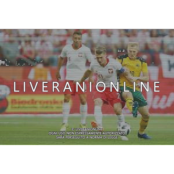 Warszawa , Stadion Narodowy 12.06.2018 Sport , Pilka nozna Reprezentacja , Kadra , mecz towarzyski Polska - Litwa NZ Lukasz Piszczek ( POL ) Ovidijus Verbickas ( LIT ) FOT Michal Nowak / Newspix.pl Warsaw , National Stadium 12.06.2018 Sport , Football National Teams , Friendly game Poland - Lithuania photo by Michal Nowak / Newspix.pl --- Newspix.pl AG ALDO LIVERANI SAS ONLY ITALY
