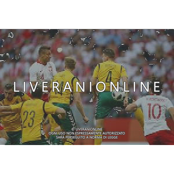Warszawa , Stadion Narodowy 12.06.2018 Sport , Pilka nozna Reprezentacja , Kadra , mecz towarzyski Polska - Litwa NZ Thiago Cionek ( POL ) Vykintas Slivka ( LIT ) Edvinas Girdvainis ( LIT ) Grzegorz Krychowiak ( POL ) FOT Michal Nowak / Newspix.pl Warsaw , National Stadium 12.06.2018 Sport , Football National Teams , Friendly game Poland - Lithuania photo by Michal Nowak / Newspix.pl --- Newspix.pl AG ALDO LIVERANI SAS ONLY ITALY