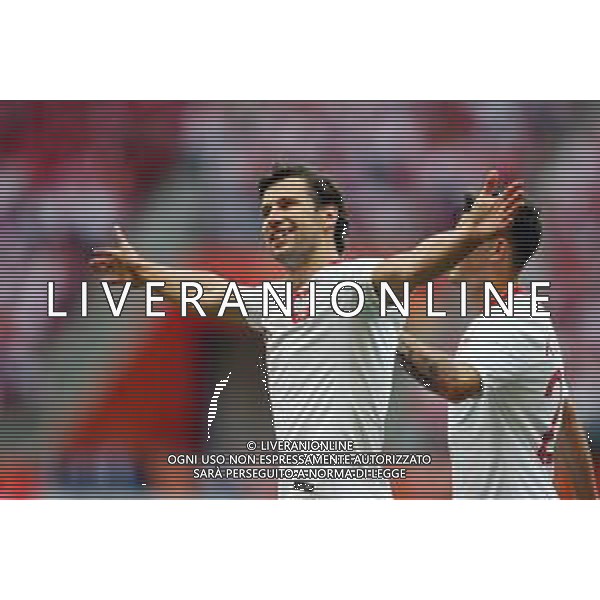 Warszawa , Stadion Narodowy 12.06.2018 Sport , Pilka nozna Reprezentacja , Kadra , mecz towarzyski Polska - Litwa NZ Grzegorz Krychowiak ( POL ) Thiago Cionek ( POL ) radosc FOT Michal Nowak / Newspix.pl Warsaw , National Stadium 12.06.2018 Sport , Football National Teams , Friendly game Poland - Lithuania photo by Michal Nowak / Newspix.pl --- Newspix.pl AG ALDO LIVERANI SAS ONLY ITALY