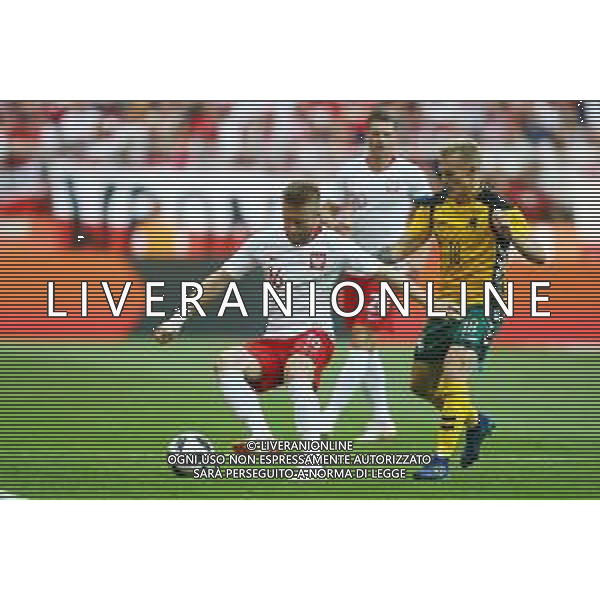 Warszawa , Stadion Narodowy 12.06.2018 Sport , Pilka nozna Reprezentacja , Kadra , mecz towarzyski Polska - Litwa NZ Jakub Blaszczykowski ( POL ) Ovidijus Verbickas ( LIT ) FOT Michal Nowak / Newspix.pl Warsaw , National Stadium 12.06.2018 Sport , Football National Teams , Friendly game Poland - Lithuania photo by Michal Nowak / Newspix.pl --- Newspix.pl AG ALDO LIVERANI SAS ONLY ITALY