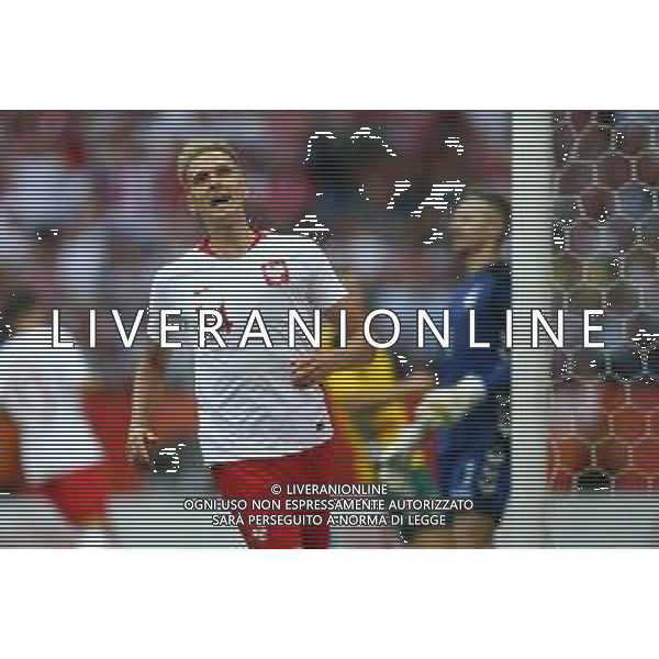 Warszawa , Stadion Narodowy 12.06.2018 Sport , Pilka nozna Reprezentacja , Kadra , mecz towarzyski Polska - Litwa NZ Lukasz Teodorczyk ( POL ) FOT Michal Nowak / Newspix.pl Warsaw , National Stadium 12.06.2018 Sport , Football National Teams , Friendly game Poland - Lithuania photo by Michal Nowak / Newspix.pl --- Newspix.pl AG ALDO LIVERANI SAS ONLY ITALY