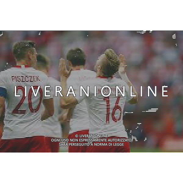 Warszawa , Stadion Narodowy 12.06.2018 Sport , Pilka nozna Reprezentacja , Kadra , mecz towarzyski Polska - Litwa NZ Jakub Blaszczykowski ( POL ) bramka gol rzut karny 4-0 radosc FOT Michal Nowak / Newspix.pl Warsaw , National Stadium 12.06.2018 Sport , Football National Teams , Friendly game Poland - Lithuania photo by Michal Nowak / Newspix.pl --- Newspix.pl AG ALDO LIVERANI SAS ONLY ITALY