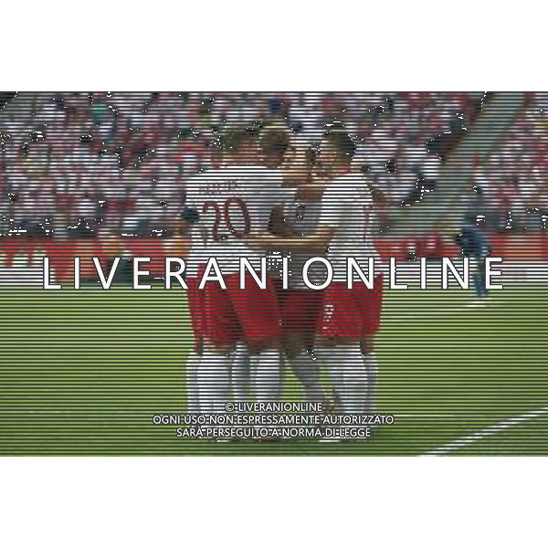 Warszawa , Stadion Narodowy 12.06.2018 Sport , Pilka nozna Reprezentacja , Kadra , mecz towarzyski Polska - Litwa NZ Jakub Blaszczykowski ( POL ) bramka gol 4-0 radosc FOT Michal Nowak / Newspix.pl Warsaw , National Stadium 12.06.2018 Sport , Football National Teams , Friendly game Poland - Lithuania photo by Michal Nowak / Newspix.pl --- Newspix.pl AG ALDO LIVERANI SAS ONLY ITALY