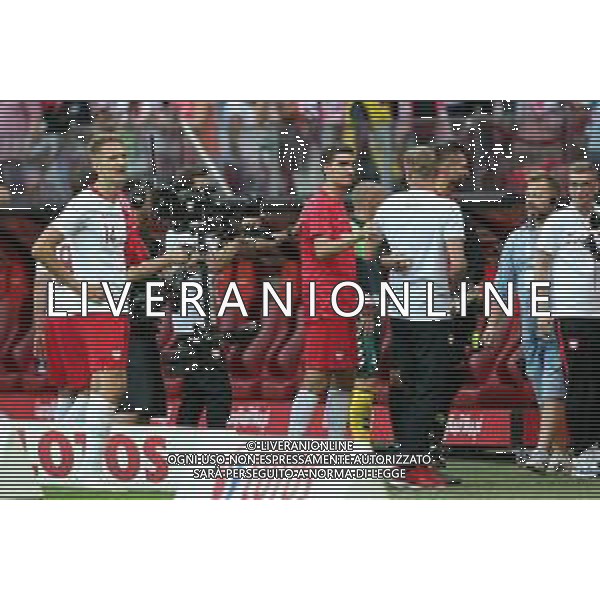 WARSZAWA 12.06.2018 MIEDZYNARODOWY MECZ TOWARZYSKI: POLSKA - LITWA 4:0 --- INTERNATIONAL FRIENDLY FOOTBALL MATCH IN WARSAW: POLAND - LITHUANIA 4:0 MARCIN KAMINSKI KAMIL GLIK BARTOSZ BIALKOWSKI FOT. PIOTR KUCZA/FOTOPYK / NEWSPIX.PL --- Newspix.pl AG ALDO LIVERANI SAS ONLY ITALY