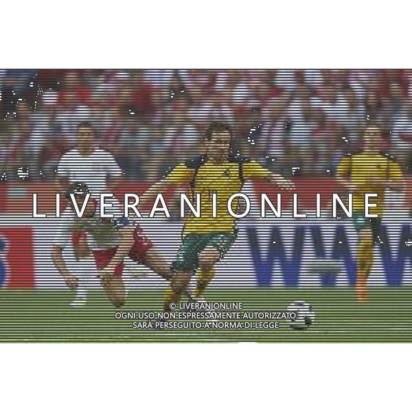 12.06.2018 WARSZAWA, PGE NARODOWY PILKA NOZNA (FOOTBALL) MECZ TOWARZYSKI REPREZENTACJI POLSKI (INTERNATIONAL FRIENDLY GAME) MECZ (GAME) POLSKA - LITWA (POLAND - LITHUANIA) NZ ROBERT LEWANDOWSKI, SIMONAS PAULINUS FOTO RADOSLAW JOZWIAK / CYFRASPORT / NEWSPIX.PL --- Newspix.pl AG ALDO LIVERANI SAS ONLY ITALY