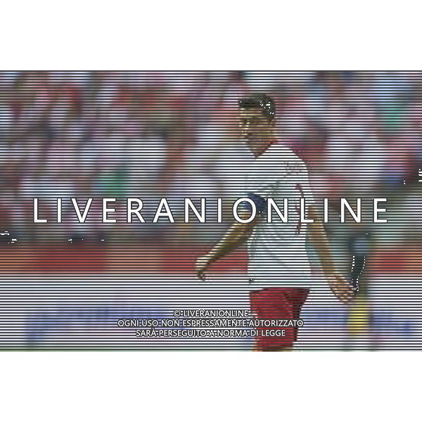 12.06.2018 WARSZAWA, PGE NARODOWY PILKA NOZNA (FOOTBALL) MECZ TOWARZYSKI REPREZENTACJI POLSKI (INTERNATIONAL FRIENDLY GAME) MECZ (GAME) POLSKA - LITWA (POLAND - LITHUANIA) NZ ROBERT LEWANDOWSKI FOTO RADOSLAW JOZWIAK / CYFRASPORT / NEWSPIX.PL --- Newspix.pl AG ALDO LIVERANI SAS ONLY ITALY