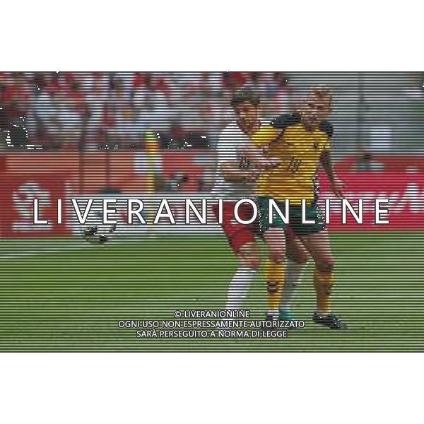 Warszawa 12.06.2018 SPORT PILKA NOZNA FOOTBALL MIEDZYNARODOWY MECZ TOWARZYSKI: POLSKA - LITWA --- INTERNATIONAL FRIENDLY FOOTBALL MATCH IN WARSAW: POLAND - LITHUANIA --- NZ bartosz bereszynski , modestas vorobjovas , FOT. GRZEGORZ RADTKE / 058sport.pl / NEWSPIX.PL --- Newspix.pl AG ALDO LIVERANI SAS ONLY ITALY