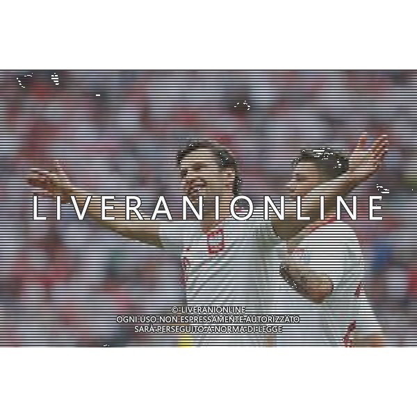 Warszawa 12.06.2018 SPORT PILKA NOZNA FOOTBALL MIEDZYNARODOWY MECZ TOWARZYSKI: POLSKA - LITWA --- INTERNATIONAL FRIENDLY FOOTBALL MATCH IN WARSAW: POLAND - LITHUANIA --- NZ grzegorz krychowiak , radosc celebration , FOT. GRZEGORZ RADTKE / 058sport.pl / NEWSPIX.PL --- Newspix.pl AG ALDO LIVERANI SAS ONLY ITALY