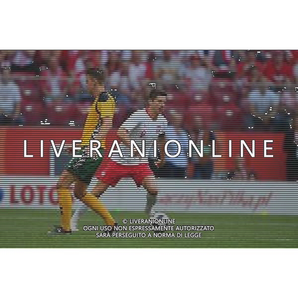 2018.06.12 Warszawa Pilka nozna Mecz Towarzyski Sparing Polska - Litwa N/z Robert Lewandowski Foto Pawel Andrachiewicz / PressFocus 2018.06.12 Warszawa Football Friendly Game Poland - Lithuania Robert Lewandowski Credit: Pawel Andrachiewicz / PressFocus / NEWSPIX.PL --- Newspix.pl AG ALDO LIVERANI SAS ONLY ITALY