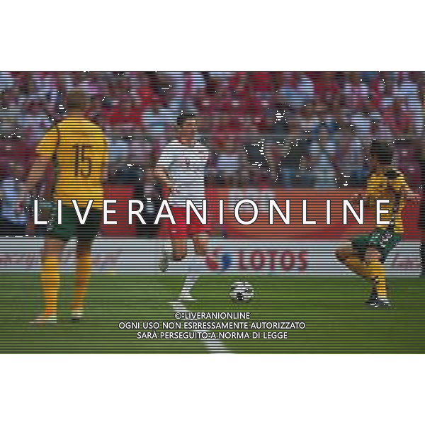2018.06.12 Warszawa Pilka nozna Mecz Towarzyski Sparing Polska - Litwa N/z Robert Lewandowski Foto Pawel Andrachiewicz / PressFocus 2018.06.12 Warszawa Football Friendly Game Poland - Lithuania Robert Lewandowski Credit: Pawel Andrachiewicz / PressFocus / NEWSPIX.PL --- Newspix.pl AG ALDO LIVERANI SAS ONLY ITALY