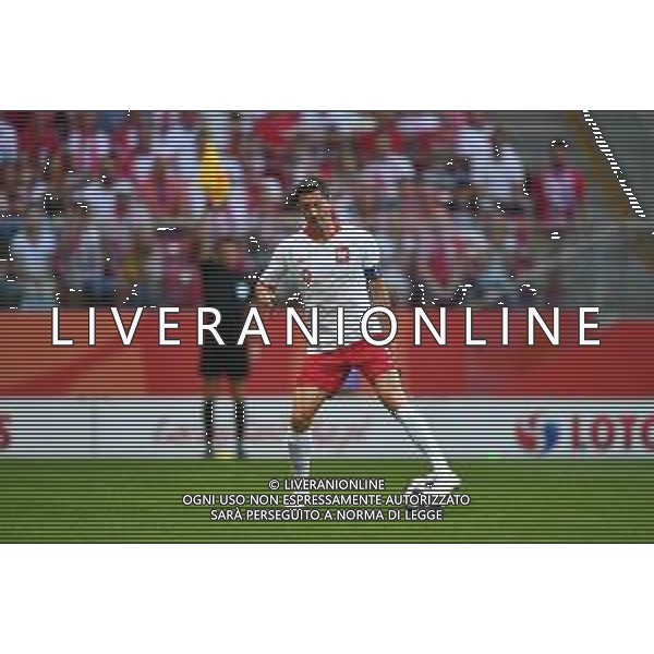 2018.06.12 Warszawa Pilka nozna Mecz Towarzyski Sparing Polska - Litwa N/z Robert Lewandowski Foto Pawel Andrachiewicz / PressFocus 2018.06.12 Warszawa Football Friendly Game Poland - Lithuania Robert Lewandowski Credit: Pawel Andrachiewicz / PressFocus / NEWSPIX.PL --- Newspix.pl AG ALDO LIVERANI SAS ONLY ITALY