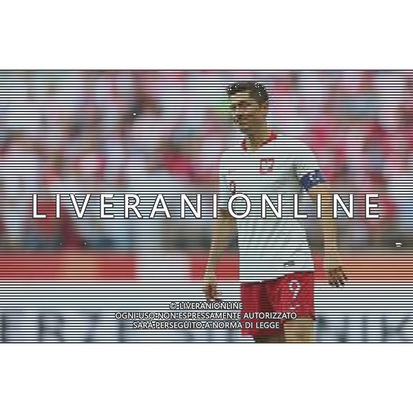 2018.06.12 Warszawa Pilka nozna Mecz towarzyski Polska - Litwa N/z Robert Lewandowski Foto Piotr Matusewicz / PressFocus 2018.06.12 Warszawa Football Friendly Game Poland - Lithuania Robert Lewandowski Credit: Piotr Matusewicz / PressFocus / NEWSPIX.PL --- Newspix.pl AG ALDO LIVERANI SAS ONLY ITALY