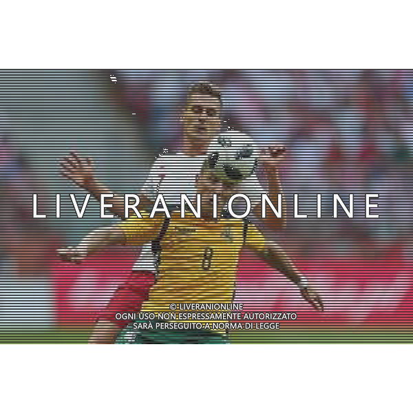 2018.06.12 Warszawa Pilka nozna Mecz towarzyski Polska - Litwa N/z Arkadiusz Milik Egidijus Vaitkunas Foto Piotr Matusewicz / PressFocus 2018.06.12 Warszawa Football Friendly Game Poland - Lithuania Arkadiusz Milik Egidijus Vaitkunas Credit: Piotr Matusewicz / PressFocus / NEWSPIX.PL --- Newspix.pl AG ALDO LIVERANI SAS ONLY ITALY
