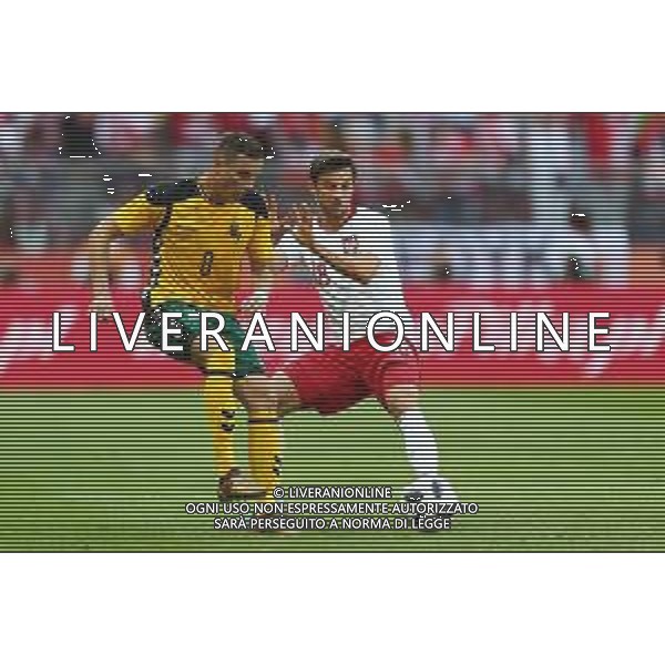 2018.06.12 Warszawa Pilka nozna Mecz towarzyski Polska - Litwa N/z Egidijus Vaitkunas Bartosz Bereszynski Foto Piotr Matusewicz / PressFocus 2018.06.12 Warszawa Football Friendly Game Poland - Lithuania Egidijus Vaitkunas Bartosz Bereszynski Credit: Piotr Matusewicz / PressFocus / NEWSPIX.PL --- Newspix.pl AG ALDO LIVERANI SAS ONLY ITALY
