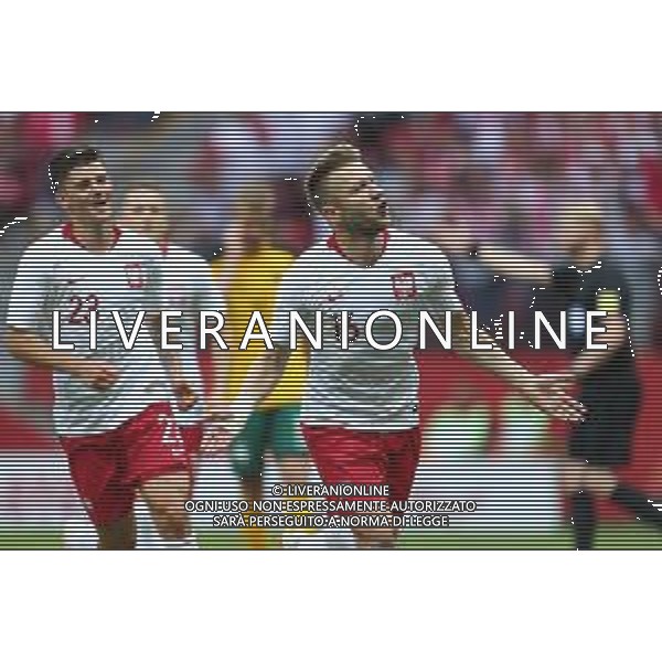 2018.06.12 Warszawa Pilka nozna Mecz towarzyski Polska - Litwa N/z Jakub Blaszczykowski bramka gol radosc Foto Piotr Matusewicz / PressFocus 2018.06.12 Warszawa Football Friendly Game Poland - Lithuania Jakub Blaszczykowski bramka gol radosc Credit: Piotr Matusewicz / PressFocus / NEWSPIX.PL --- Newspix.pl AG ALDO LIVERANI SAS ONLY ITALY