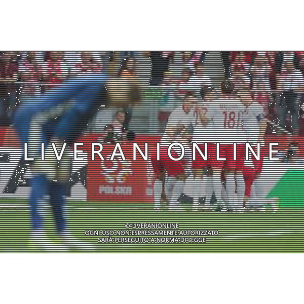 12.06.2018 WARSZAWA, PGE NARODOWY PILKA NOZNA (FOOTBALL) MECZ TOWARZYSKI REPREZENTACJI POLSKI (INTERNATIONAL FRIENDLY GAME) MECZ (GAME) POLSKA - LITWA (POLAND - LITHUANIA) NZ POLSKA RADOSC, BRAMKA, GOL, POLSKA FOTO LUKASZ GROCHALA/CYFRASPORT / NEWSPIX.PL --- Newspix.pl AG ALDO LIVERANI SAS ONLY ITALY