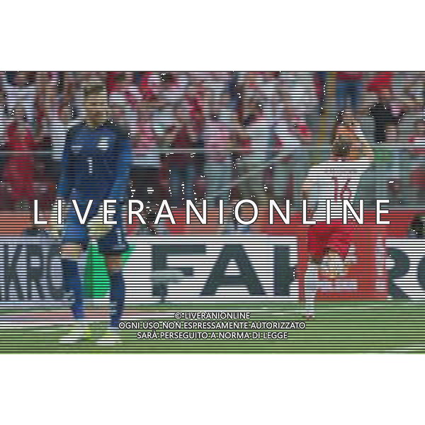 12.06.2018 WARSZAWA, PGE NARODOWY PILKA NOZNA (FOOTBALL) MECZ TOWARZYSKI REPREZENTACJI POLSKI (INTERNATIONAL FRIENDLY GAME) MECZ (GAME) POLSKA - LITWA (POLAND - LITHUANIA) NZ POLSKA RADOSC, BRAMKA, GOL, JAKUB BLASZCZYKOWSKI FOTO LUKASZ GROCHALA/CYFRASPORT / NEWSPIX.PL --- Newspix.pl AG ALDO LIVERANI SAS ONLY ITALY
