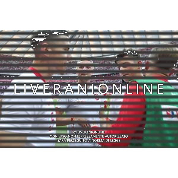 12.06.2018 WARSZAWA, PGE NARODOWY PILKA NOZNA (FOOTBALL) MECZ TOWARZYSKI REPREZENTACJI POLSKI (INTERNATIONAL FRIENDLY GAME) MECZ (GAME) POLSKA - LITWA (POLAND - LITHUANIA) NZ KAMIL GLIK WRACA DO REPREZENTACJI FOTO LUKASZ GROCHALA/CYFRASPORT / NEWSPIX.PL --- Newspix.pl AG ALDO LIVERANI SAS ONLY ITALY