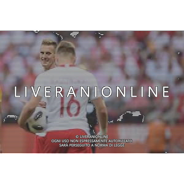 2018.06.12, Warszawa, PGE Narodowy, Pilka nozna, Reprezentacja Mecz towarzyski Polska - Litwa N/z Arkadiusz Milik, Jakub Blaszczykowski Foto Rafal Oleksiewicz / PressFocus / NEWSPIX.PL --- Newspix.pl AG ALDO LIVERANI SAS ONLY ITALY