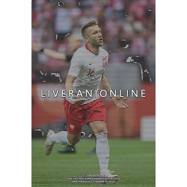 2018.06.12, Warszawa, PGE Narodowy, Pilka nozna, Reprezentacja Mecz towarzyski Polska - Litwa N/z Jakub Blaszczykowski gol, bramka, radosc Foto Rafal Oleksiewicz / PressFocus / NEWSPIX.PL --- Newspix.pl AG ALDO LIVERANI SAS ONLY ITALY