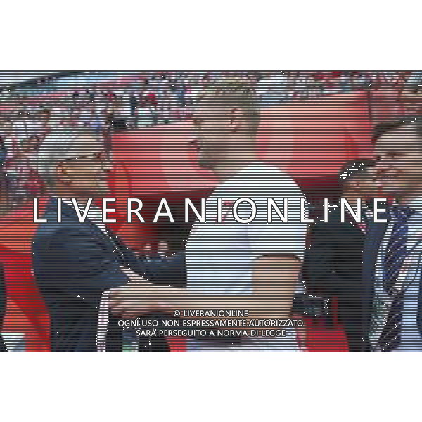 12.06.2018 WARSZAWA, PGE NARODOWY PILKA NOZNA (FOOTBALL) MECZ TOWARZYSKI REPREZENTACJI POLSKI (INTERNATIONAL FRIENDLY GAME) MECZ (GAME) POLSKA - LITWA (POLAND - LITHUANIA) NZ ADAM NAWALKA - TRENER, HEAD COACH, SELEKCJONER, KAMIL GLIK WRACA DO REPREZENTACJI FOTO LUKASZ GROCHALA/CYFRASPORT / NEWSPIX.PL --- Newspix.pl AG ALDO LIVERANI SAS ONLY ITALY