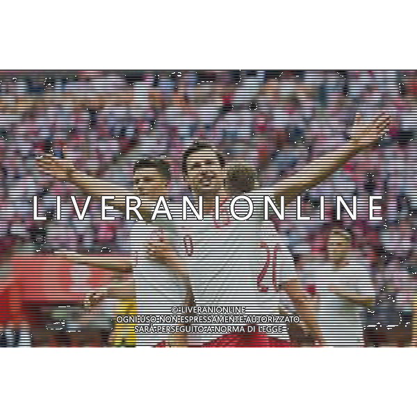 PGE NARODOWY, WARSZAWA 12.06.2018 MECZ TOWARZYSKI POLSKA - LITWA NZ GRZEGORZ KRYCHOWIAK (10) Pawel Pietranik/NEWSPIX.pl --- Newspix.pl AG ALDO LIVERANI SAS ONLY ITALY