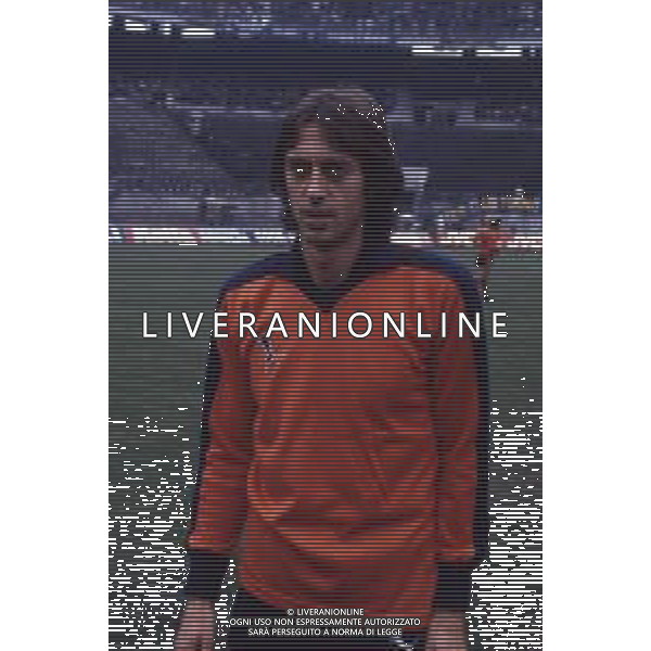 RETROSPETTIVA GIORGIO ROGNONI CALCIATORE NELLA FOTO GIORGIO ROGNONI CON LA MAGLIA DELLA PISTOIESE AG ALDO LIVERANI SAS