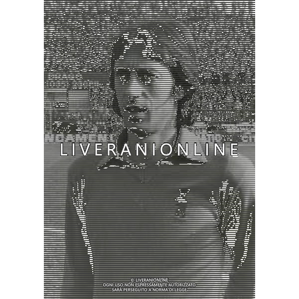 RETROSPETTIVA GIORGIO ROGNONI CALCIATORE NELLA FOTO GIORGIO ROGNONI CON LA MAGLIA DELLA PISTOIESE AG ALDO LIVERANI SAS