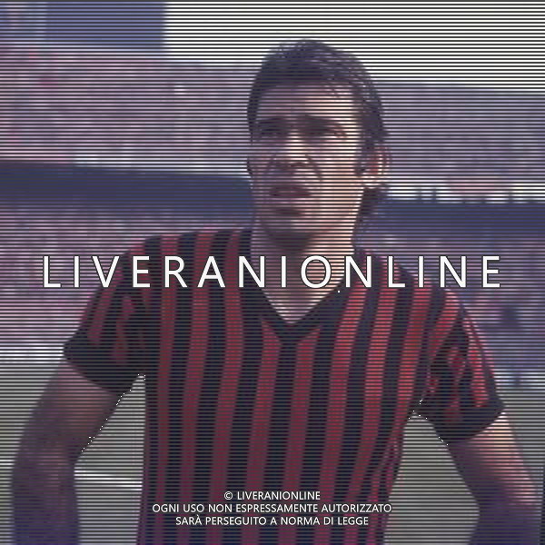 RETROSPETTIVA NESTOR COMBIN CALCIATORE NELLA FOTO NESTOR COMBIN CON LA MAGLIA DEL MILAN AG ALDO LIVERANI SAS 