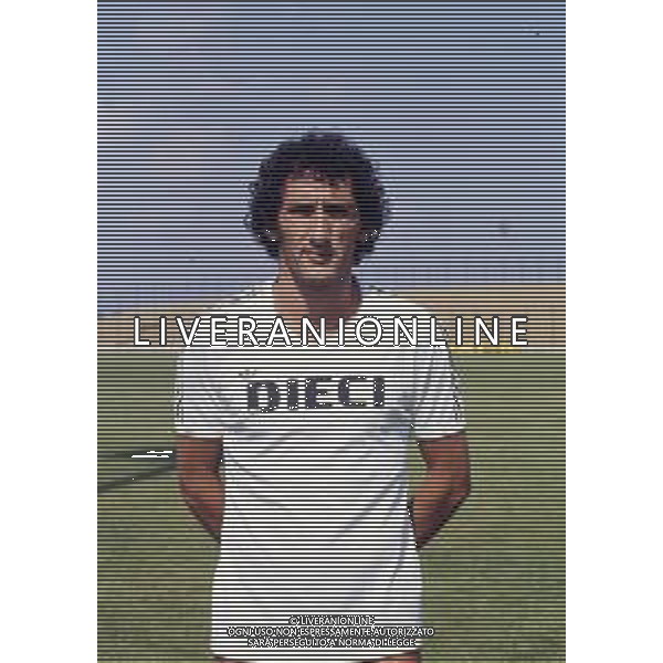 RETROSPETTIVA SALA PATRIZIO CALCIATORE NELLA FOTO PATRIZIO SALA CON LA MAGLIA DEL CESENA AG ALDO LIVERANI SAS