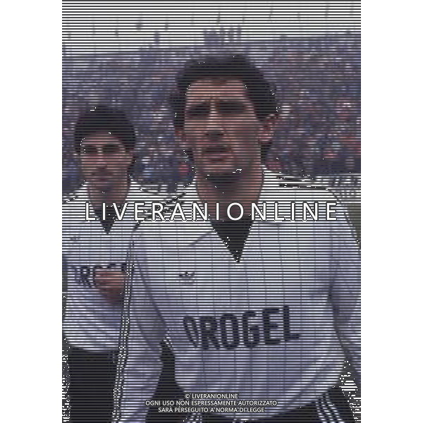 RETROSPETTIVA SALA PATRIZIO CALCIATORE NELLA FOTO PATRIZIO SALA CON LA MAGLIA DEL CESENA AG ALDO LIVERANI SAS